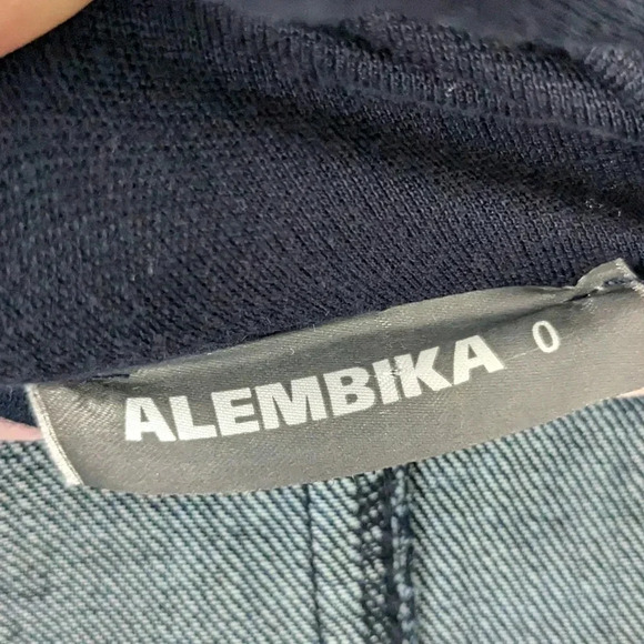 Alembika Ether Misto Hooded Zip Jacket Denim - Picture 5 of 9